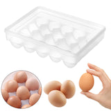 Maxbell Egg Holder Organizer Clear Large Capacity Fridge Organizer for Fridge Pantry 20 Grids