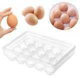 Maxbell Egg Holder Organizer Clear Large Capacity Fridge Organizer for Fridge Pantry 20 Grids
