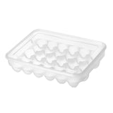 Maxbell Egg Holder Organizer Clear Large Capacity Fridge Organizer for Fridge Pantry 30 Grids