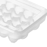Maxbell Egg Holder Organizer Clear Large Capacity Fridge Organizer for Fridge Pantry 30 Grids
