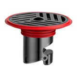 Maxbell Bathroom Floor Drain Premium Portable Replacement for Toilet Bathroom Shower Red
