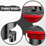 Maxbell Bathroom Floor Drain Premium Portable Replacement for Toilet Bathroom Shower Red