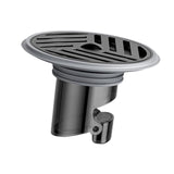 Maxbell Bathroom Floor Drain Premium Portable Replacement for Toilet Bathroom Shower Gray