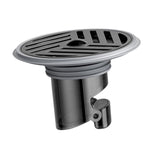 Maxbell Bathroom Floor Drain Premium Portable Replacement for Toilet Bathroom Shower Gray