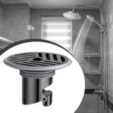 Maxbell Bathroom Floor Drain Premium Portable Replacement for Toilet Bathroom Shower Gray
