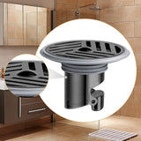 Maxbell Bathroom Floor Drain Premium Portable Replacement for Toilet Bathroom Shower Gray