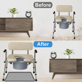 Maxbell Protective Pad Multifunction Laundry Room Accessories Washer and Dryer Cover Gray