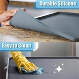 Maxbell Protective Pad Multifunction Laundry Room Accessories Washer and Dryer Cover Gray