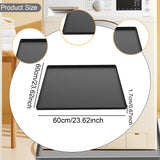 Maxbell Protective Pad Multifunction Laundry Room Accessories Washer and Dryer Cover Black