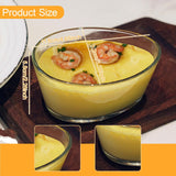 Maxbell Dessert Bowl 8.09oz Cooking Convenient Glass Bowl for Side Dishes Baking Bar