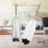 Maxbell 31cm Soda Bottle Cleaning Brush Lightweight Accessory Stainless Steel Handle