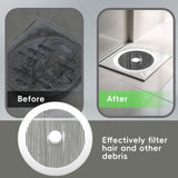 Maxbell Floor Drain Hair Catcher Easy to Install Round Premium Shower Drain Strainer
