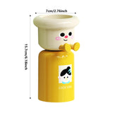 Maxbell Toothbrush Cup and Holder Mouthwash Cup Rack for Birthday Daily Use Tabletop 1pcs and Yellow