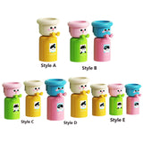Maxbell Toothbrush Cup and Holder Mouthwash Cup Rack for Birthday Daily Use Tabletop 1pcs and Yellow