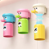 Maxbell Toothbrush Cup and Holder Mouthwash Cup Rack for Birthday Daily Use Tabletop 1pcs and Yellow