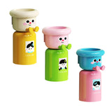 Maxbell Toothbrush Cup and Holder Mouthwash Cup Rack for Birthday Daily Use Tabletop 3pcs