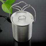 Maxbell Foldable Camping Cup 750ml Outdoor Camp Cook Pot for Camp Travel Backpacking