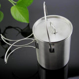 Maxbell Foldable Camping Cup 750ml Outdoor Camp Cook Pot for Camp Travel Backpacking