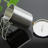 Maxbell Foldable Camping Cup 750ml Outdoor Camp Cook Pot for Camp Travel Backpacking