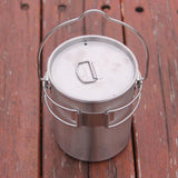 Maxbell Foldable Camping Cup 750ml Outdoor Camp Cook Pot for Camp Travel Backpacking