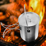 Maxbell Foldable Camping Cup 750ml Outdoor Camp Cook Pot for Camp Travel Backpacking