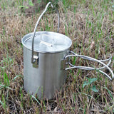 Maxbell Foldable Camping Cup 750ml Outdoor Camp Cook Pot for Camp Travel Backpacking