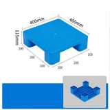Maxbell Plastic Pallet Lightweight Basement Pallet for Restaurant Garage Supermarket Blue