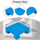 Maxbell Plastic Pallet Lightweight Basement Pallet for Restaurant Garage Supermarket Blue