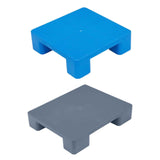 Maxbell Plastic Pallet Lightweight Basement Pallet for Restaurant Garage Supermarket Blue