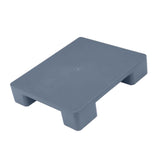 Maxbell Plastic Pallet Lightweight Basement Pallet for Restaurant Garage Supermarket Gray