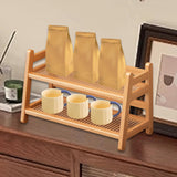 Maxbell Coffee Syrup Display Rack Kitchen Counter Shelf
