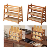 Maxbell Syrup Bottle Display Rack Coffee Station Organizer for Desktop