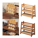Maxbell Syrup Bottle Display Rack Coffee Station Organizer for Desktop