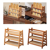 Maxbell Syrup Bottle Display Rack Coffee Station Organizer for Desktop