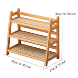 Maxbell Syrup Bottle Display Rack Coffee Station Organizer for Desktop