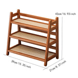 Maxbell Syrup Bottle Display Rack Coffee Station Organizer for Desktop
