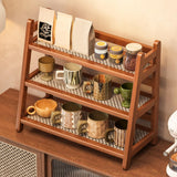 Maxbell Syrup Bottle Display Rack Coffee Station Organizer for Desktop