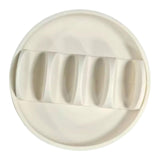 Maxbell Taco Holder Plates for Soft and Hard Tacos for Kitchen Family Dinner Parties white