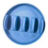 Maxbell Taco Holder Plates for Soft and Hard Tacos for Kitchen Family Dinner Parties blue