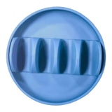 Maxbell Taco Holder Plates for Soft and Hard Tacos for Kitchen Family Dinner Parties blue