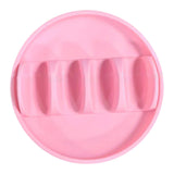 Maxbell Taco Holder Plates for Soft and Hard Tacos for Kitchen Family Dinner Parties pink