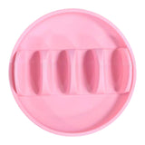 Maxbell Taco Holder Plates for Soft and Hard Tacos for Kitchen Family Dinner Parties pink