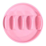 Maxbell Taco Holder Plates for Soft and Hard Tacos for Kitchen Family Dinner Parties pink