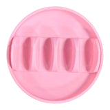Maxbell Taco Holder Plates for Soft and Hard Tacos for Kitchen Family Dinner Parties pink