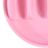 Maxbell Taco Holder Plates for Soft and Hard Tacos for Kitchen Family Dinner Parties pink