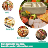 Maxbell 25Pcs Taco Holder Stands Taco Shell Holder for Gatherings Restaurant Buffets