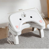 Maxbell Bathroom Toilet Stool Adjustable Under Desk Foot Rest for Home Office Indoor White