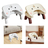 Maxbell Bathroom Toilet Stool Adjustable Under Desk Foot Rest for Home Office Indoor White