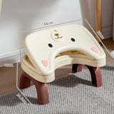 Maxbell Bathroom Toilet Stool Adjustable Under Desk Foot Rest for Home Office Indoor Beige