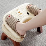 Maxbell Bathroom Toilet Stool Adjustable Under Desk Foot Rest for Home Office Indoor Beige